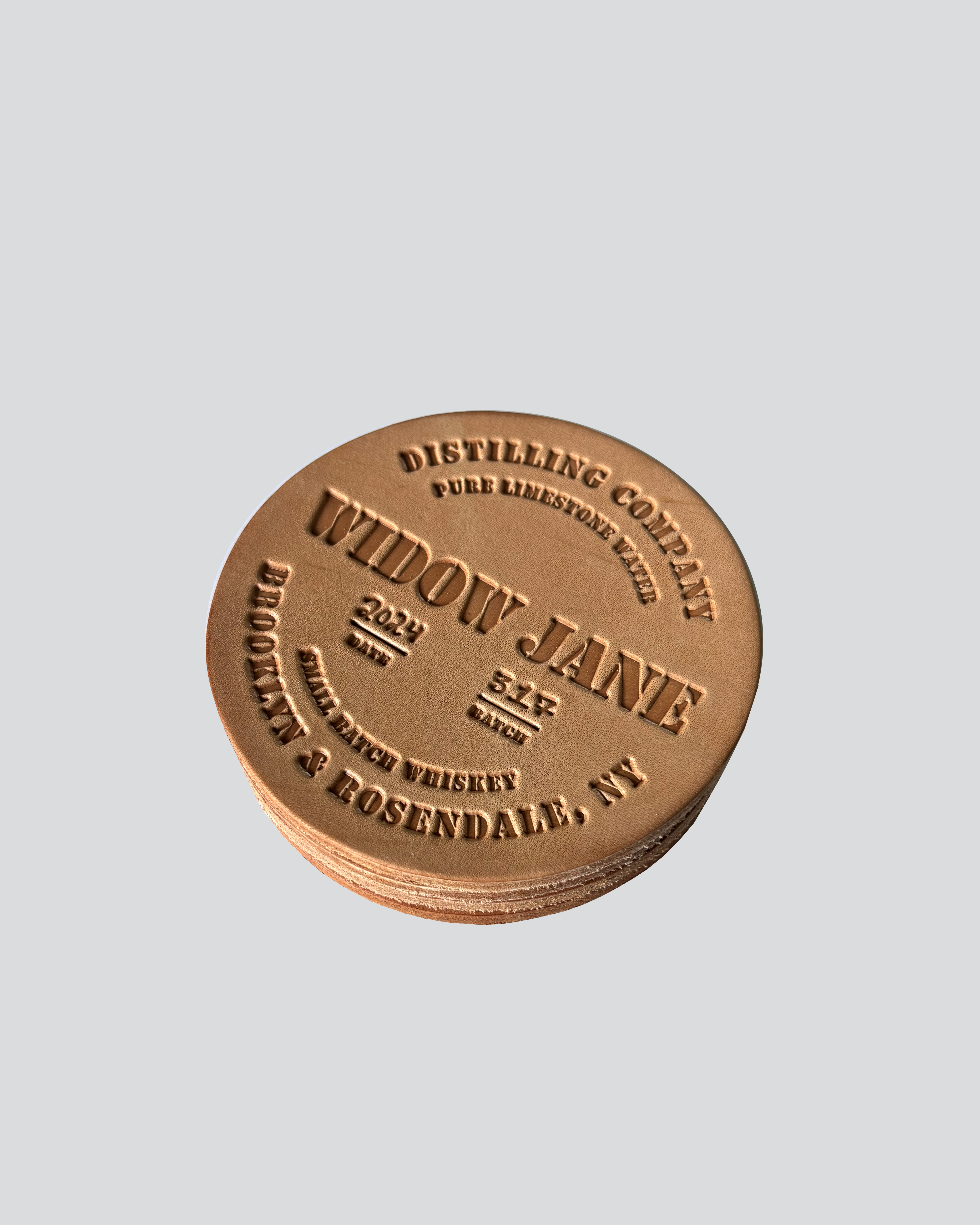 Leather Coaster Set